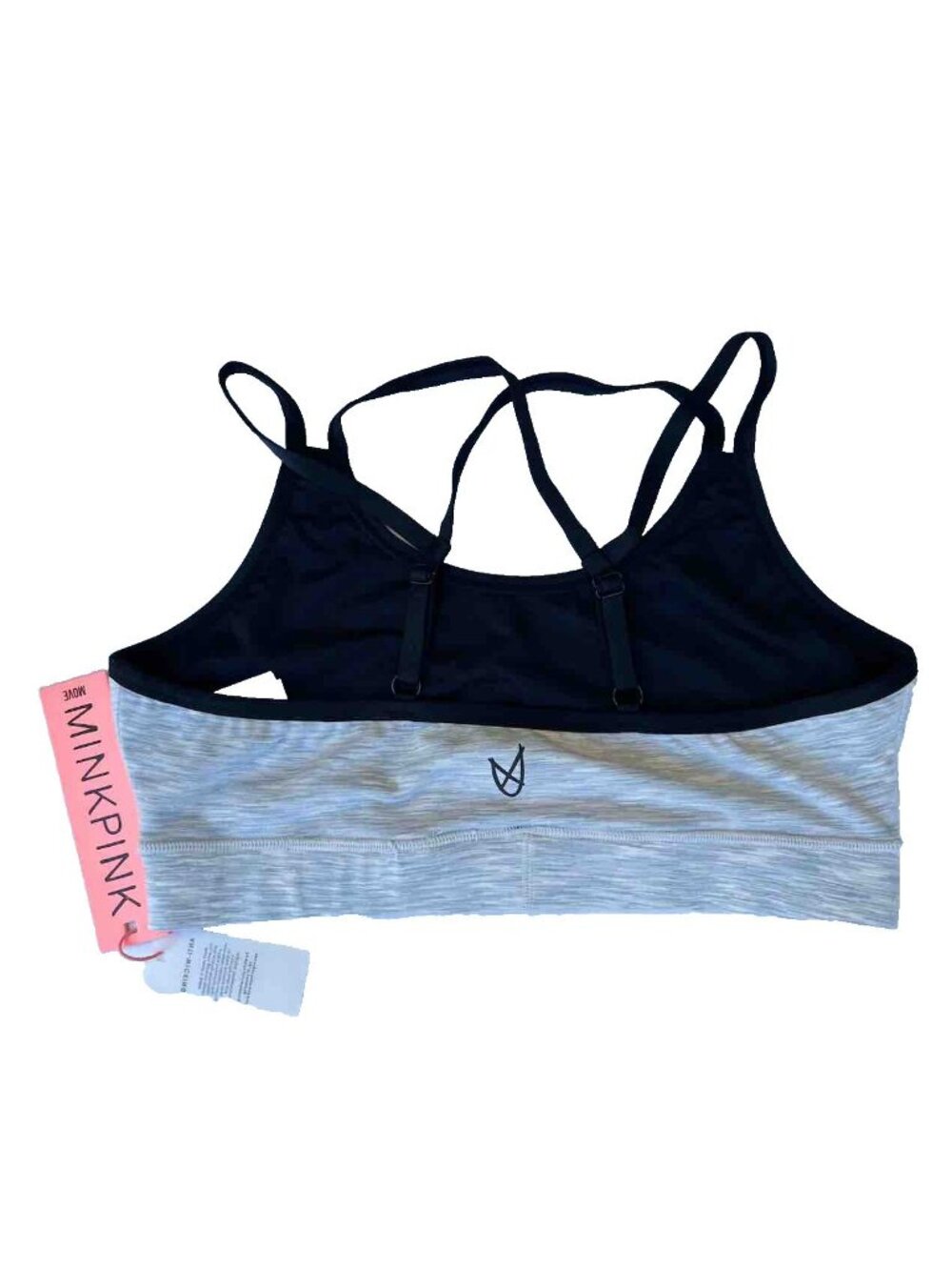 MINKPINK Move Racerback Crop Top L | Black | Activewear | NWT Poshmark Descript - Picture 11 of 12